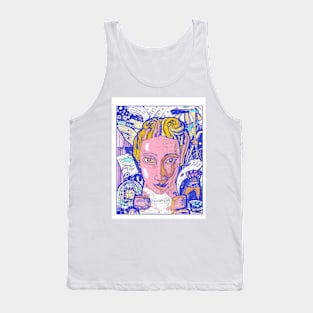 Hurdy Gurdy carved head Tank Top